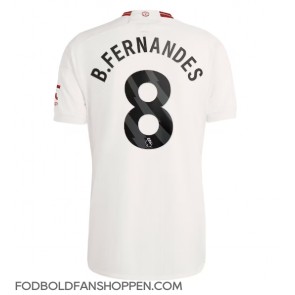 Manchester United Bruno Fernandes #8 Tredjetrøje 2023-24 Kortærmet